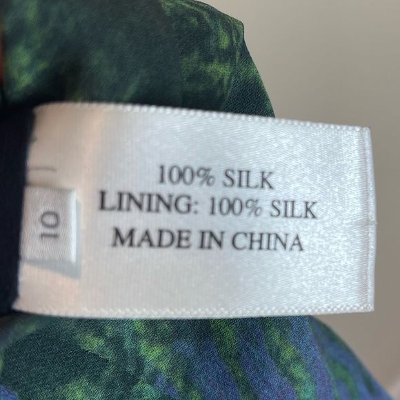 Proenza Schuler Abstract Oasis Silk Midi Dress - Picture 4 of 5